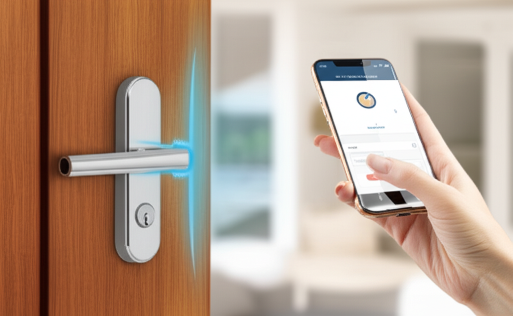 قفل باب برقم سري